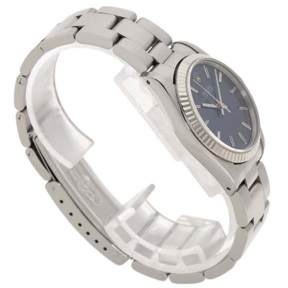 Rolex 67514 Oyster Perpetual Watch in Stainless Steel/SS/18K White Gold for Boys - Picture 2 of 16
